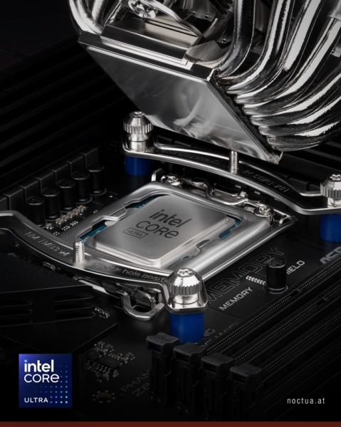Все кулеры Noctua, выпущенные с 2005 года, получат поддержку сокета Intel LGA 1851